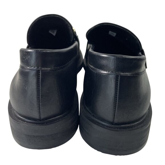 American Eagle Loafers Womens 8.5 Black SlipOn Shoe Horse Bit Old Money Academia - Picture 5 of 8